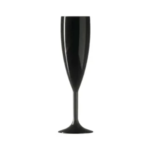 BBP Polycarbonate Champagne Flute 187ml Black