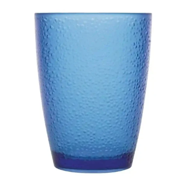 Kristallon Polycarbonate Tumbler Pebbled Blue 275ml