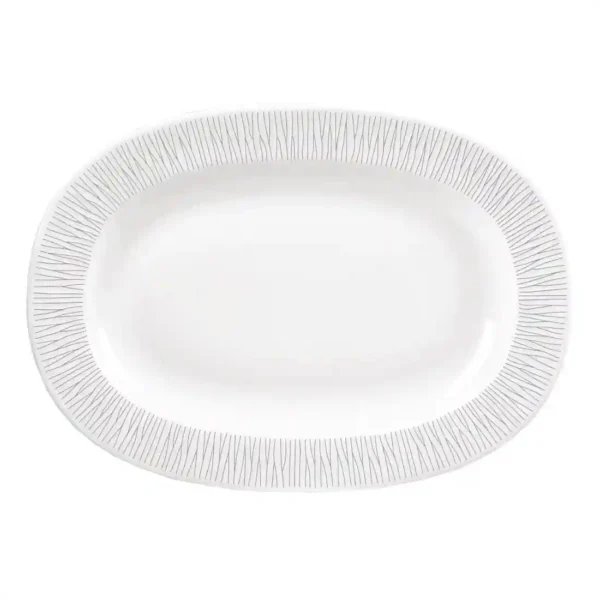 Churchill Bamboo Oval Dish Large Rimmed 330mm