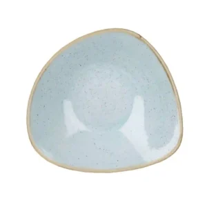 Churchill Stonecast Triangle Bowl Duck Egg Blue 265mm