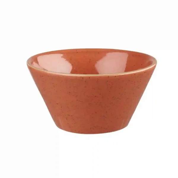 Churchill Stonecast X Squared Sauce Dish Spiced Orange 3oz