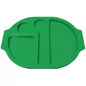 Kristallon Plastic Food Compartment Tray Small Green
