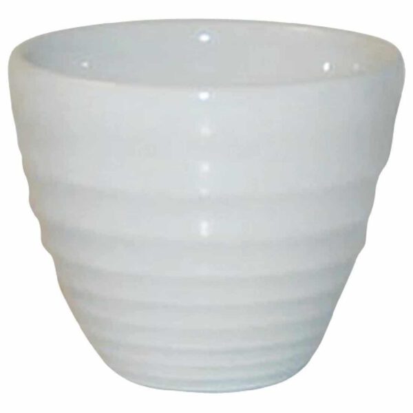 Churchill Bit on the Side White Ripple Dip Pots 57ml