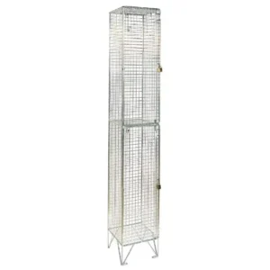Bolero Mesh Locker Two Door 1980(H) x 300(W) x 457(D)mm