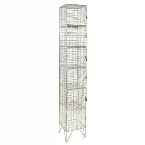 Bolero Mesh Locker Six Door 1980(H) x 300(W) x 305(D)mm