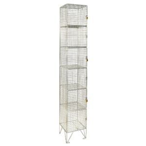 Bolero Mesh Locker Six Door 1980(H) x 300(W) x 457(D)mm