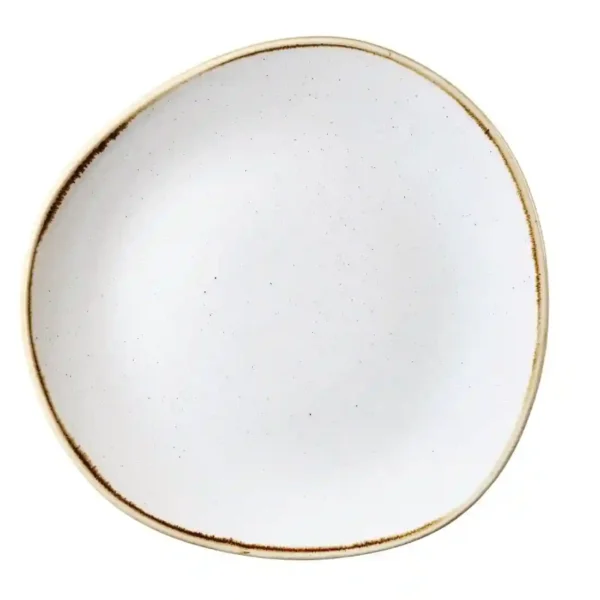 Churchill Stonecast Round Plate Barley White 286mm