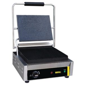 Buffalo Bistro Contact Grill Large Ribbed