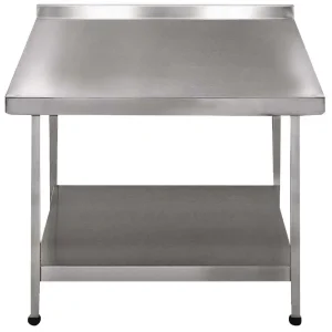 Franke Sissons Stainless Steel Wall Table with Upstand 600x650mm