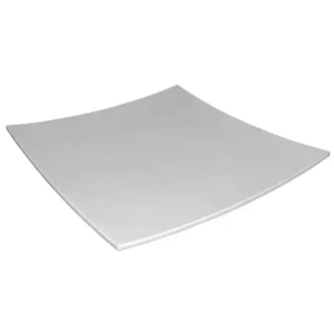 Curved Square Melamine Plate White 300mm