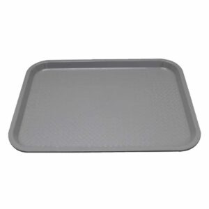 Kristallon Plastic Fast Food Tray Grey Small
