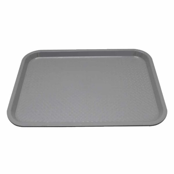Kristallon Plastic Fast Food Tray Grey Small