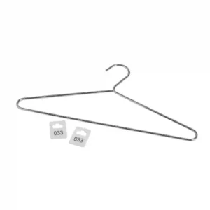 Chrome Plated Steel Hangers with Tags