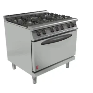 Falcon Dominator Plus 6 Burner Oven Range G3101D Natural Gas with Feet