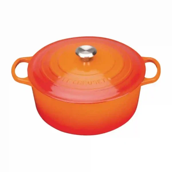 Le Creuset Cast Iron Round Casserole 20cm 2.4L Volcanic
