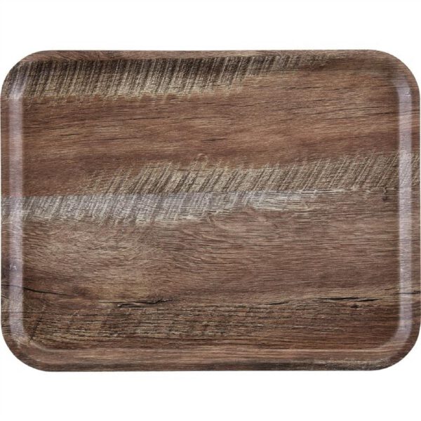 Cambro Madeira Tray Dark Oak 430mm