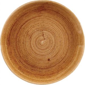 Churchill Stonecast Patina Coupe Plates Vintage Copper 260mm
