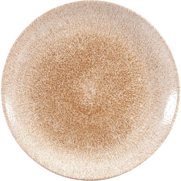 Churchill Studio Prints Raku Coupe Bowl Garnet Orange 248mm