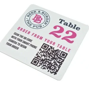 QR Code Full Colour Table Number 100 x 100mm