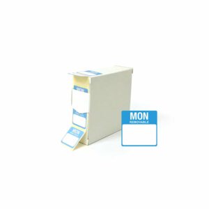 Square Day Dot Food Labels - Individual