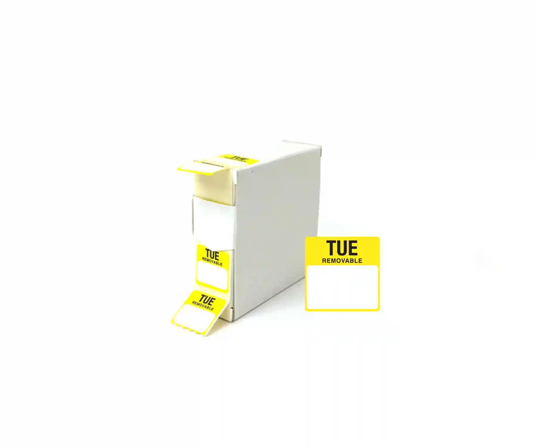 Square Day Dot Food Labels - Individual