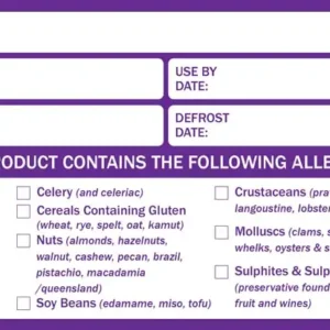 Preparation and Allergen Food Labels