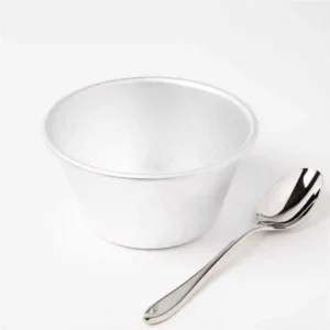 Vogue Aluminium Pudding Basin 340ml