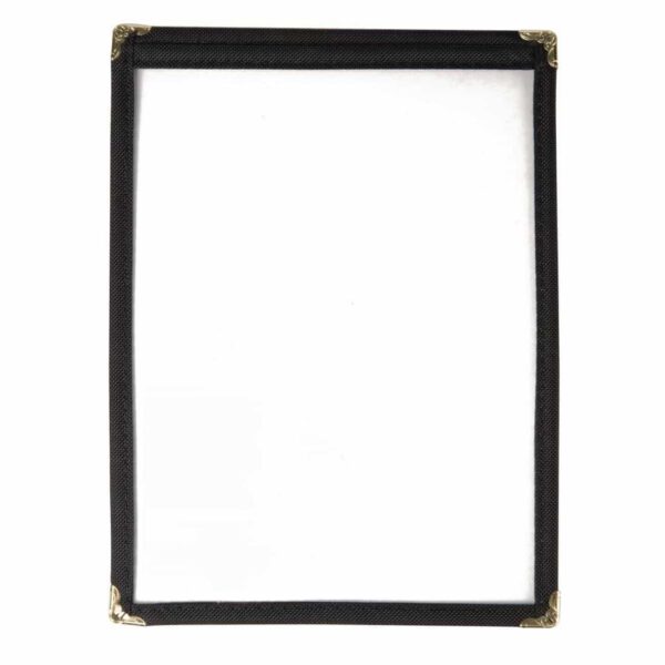 Olympia American Style Menu Cover Black A5