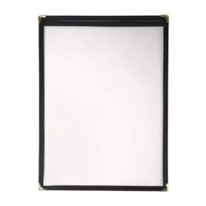 Olympia American Style Menu Cover Black A4