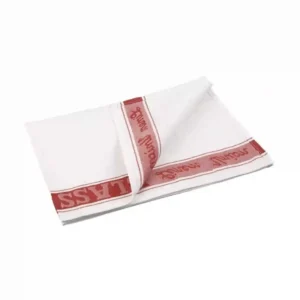 Vogue Glass Cloth Red