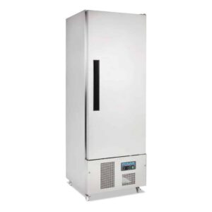 Polar Single Door Slimline Fridge Stainless Steel 440Ltr