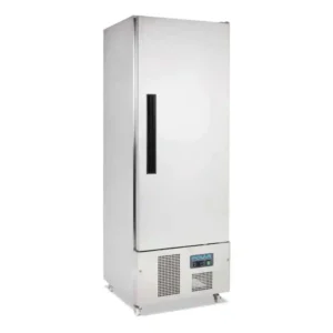 Polar Single Door Slimline Fridge Stainless Steel 440Ltr