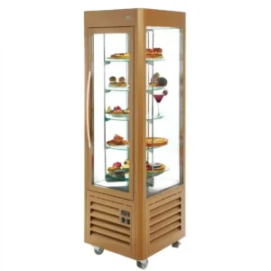 Roller Grill Revolving Display Fridge Gold 360 Ltr