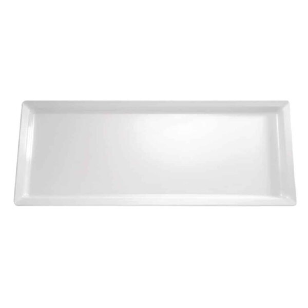 APS Pure White Rectangular Melamine Tray