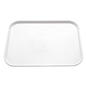 Kristallon Plastic Fast Food Tray White Medium