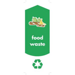 Rubbermaid Food Waste Stickers