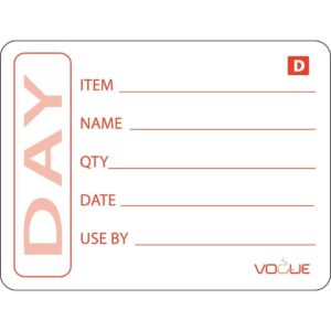 Dissolvable Vogue Prepared Food Labels