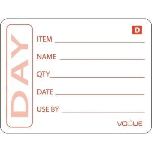 Dissolvable Vogue Prepared Food Labels