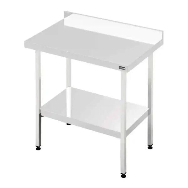 Lincat 600 Series Stainless Steel Wall Table with Undershelf 1800mm