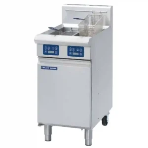 Blue Seal Evolution Vee Ray Twin Tank Fryer with Elec Controls Nat Gas450mm GT46E/N