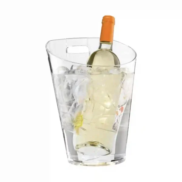 Acrylic Table Mounted Wine And Champagne Bucket
