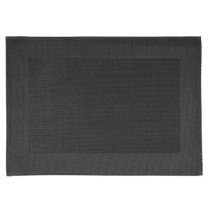 APS PVC Placemat Fine Band Frame Black