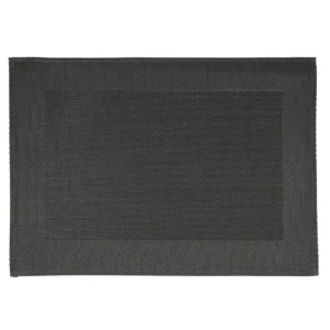 APS PVC Placemat Fine Band Frame Black
