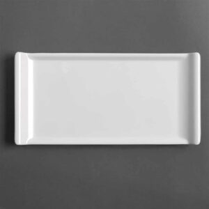 Kristallon Melamine Platter White 300 x 150mm