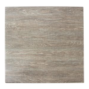 Werzalit Pre-drilled Square Table Top  Limed Oak 700mm