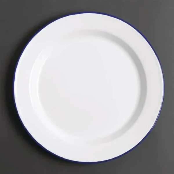 Olympia Enamel Dinner Plates 245mm