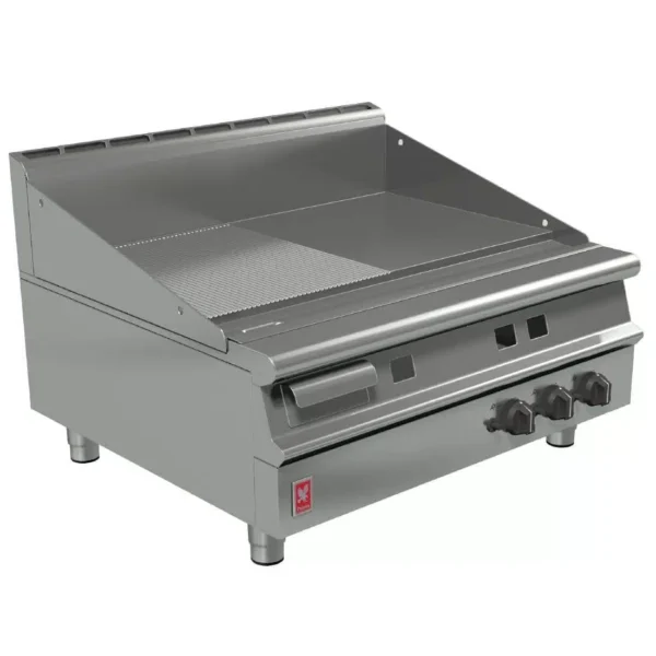 Falcon Dominator Plus 900mm Wide Half Ribbed Griddle LPG G3941R
