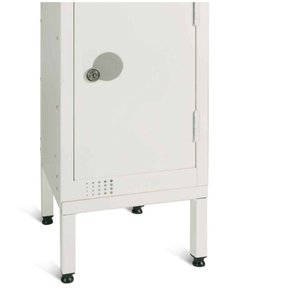 Elite White Locker Stand for One 450mm Locker