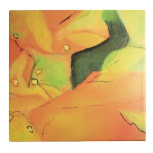 Werzalit Pre-drilled Square Table Top  Foglia Di Autunno 800mm