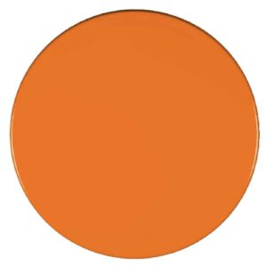 Werzalit Pre-drilled Round Table Top  Orange 700mm